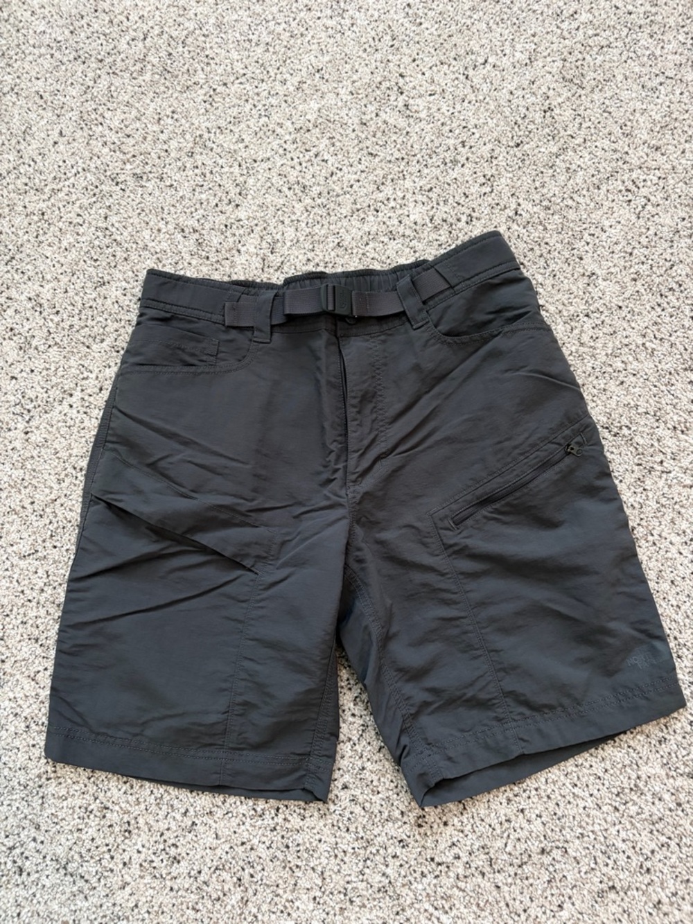 The North Face Black Men's Outdoor Shorts with Built-in Belt